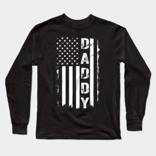 Father Day american flag Long Sleeve T-Shirt